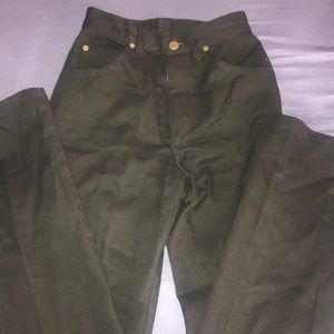 Lee high rise black jeans